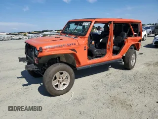 2019 Jeep Wrangler Unlimited Rubicon with VIN 1C4HJXFN4KW537773, listed as a Copart auction lot 63253735 with 45,799 mi miles and Salvage title. Bid and sale history available at DreamBid. Image 1.