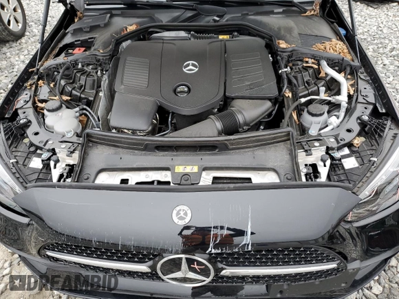 2024 Mercedes-Benz C 300 with VIN W1KAF4HB8RR171786, listed as a Copart auction lot 47482055 with 8,669 mi miles and Salvage title. Bid and sale history available at DreamBid. Image 11.