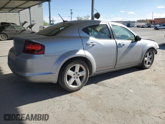 2013 Dodge Avenger SE with VIN 1C3CDZABXDN589271, listed as a Copart auction lot 53855895 with 215,887 mi miles and Salvage Title. Bid and sale history available at carsss.com. Image 3.