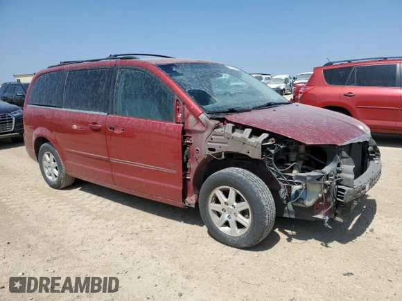 2008 Chrysler Town & Country Touring with VIN 2A8HR54P68R697665, listed as a Copart auction lot 50191445 with 145,000 mi miles and Salvage Title. Bid and sale history available at carsss.com. Image 4.