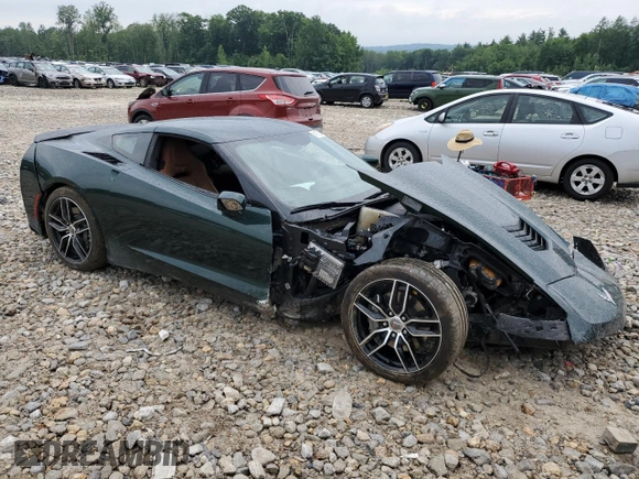 2014 Chevrolet Corvette 2LT with VIN 1G1YC2D7XE5127466, listed as a Copart auction lot 61139044 with 14,515 mi miles and Salvage Title. Bid and sale history available at carsss.com. Image 4.