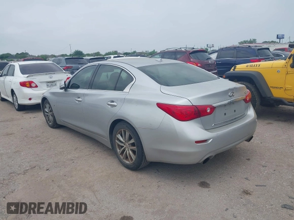 2014 Infiniti Q50 Sport with VIN JN1BV7AP5EM670953, listed as a IAAI auction lot 41913801 with 190,180 mi miles and . Bid and sale history available at DreamBid. Image 3.