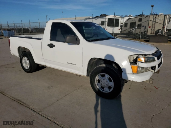 2005 Chevrolet Colorado Z85 with VIN 1GCCS148358211702, listed as a Copart auction lot 46749225 with 209,650 mi miles and Salvage Title. Bid and sale history available at carsss.com. Image 4.