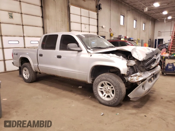 2004 Dodge Dakota Sport z VIN 1D7HG38N34S508009, wystawiony jako Copart lot #42217205 z przebiegiem 168 446 mil mil oraz Szkoda całkowita • Salvage title. Historia ofert i sprzedaży dostępna na DreamBid. Obrazek 4.