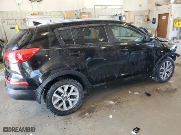 2015 Kia Sportage LX with VIN KNDPB3AC9F7713594, listed as a Copart auction lot 65375254 with 77,572 mi miles and Salvage Title. Bid and sale history available at carsss.com. Image 3.