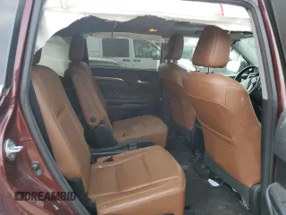 2017 Toyota Highlander Limited with VIN 5TDDZRFH0HS405454, listed as a Copart auction lot 58014445 with 107,647 mi miles and Clean title. Bid and sale history available at DreamBid. Image 11.