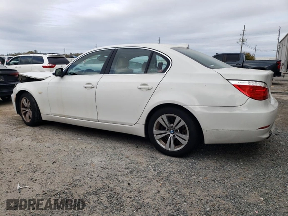 2010 BMW 5 Series 528i with VIN WBANU5C51AC365413, listed as a Copart auction lot 47758385 with 128,091 mi miles and Salvage Title. Bid and sale history available at carsss.com. Image 2.