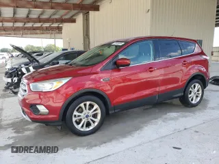 2017 Ford Escape SE with VIN 1FMCU0GD0HUB56811, listed as a Copart auction lot 53446695 with 111,757 mi miles and Salvage Title. Bid and sale history available at carsss.com. Image 1.