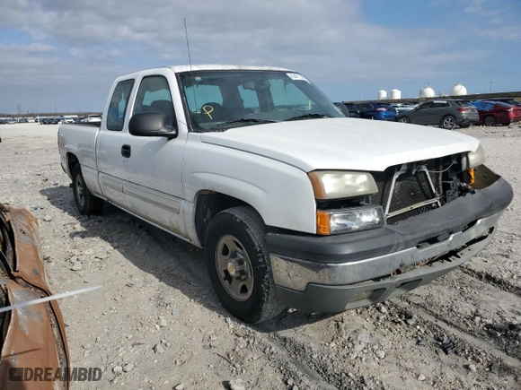2004 Chevrolet Silverado 1500 Work Truck with VIN 1GCEC19X34Z349531, listed as a Copart auction lot 43471345 with 97,910 mi miles and Salvage Title. Bid and sale history available at carsss.com. Image 4.