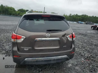 2016 Nissan Pathfinder S with VIN 5N1AR2MM2GC668423, listed as a Copart auction lot 61051085 with Not provided miles and Salvage title. Bid and sale history available at DreamBid. Image 6.
