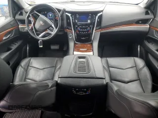 2018 Cadillac Escalade ESV Premium Luxury with VIN 1GYS4JKJ0JR191192, listed as a Copart auction lot 52391485 with 63,292 mi miles and Salvage title. Bid and sale history available at DreamBid. Image 8.
