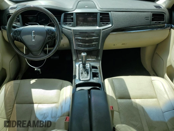 2013 Lincoln MKS with VIN 1LNHL9EK8DG605675, listed as a Copart auction lot 62448455 with 102,642 mi miles and Salvage title. Bid and sale history available at DreamBid. Image 8.