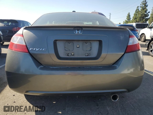 2006 Honda Civic Cpe EX with VIN 2HGFG12886H566556, listed as a Copart auction lot 74371194 with 100,967 mi miles and Salvage Title. Bid and sale history available at carsss.com. Image 6.