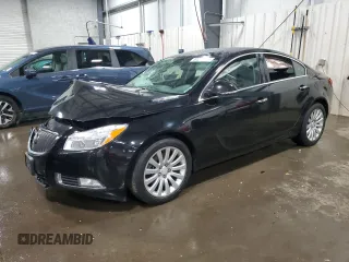 2013 Buick Regal Turbo Premium 1 with VIN 2G4GS5EVXD9208811, listed as a Copart auction lot 57262455 with 129,007 mi miles and Salvage title. Bid and sale history available at DreamBid. Image 1.