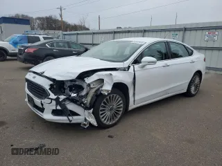 2016 Ford Fusion Titanium with VIN 3FA6P0K9XGR392339, listed as a Copart auction lot 82372914 with 130,953 mi miles and Salvage Title. Bid and sale history available at carsss.com. Image 1.