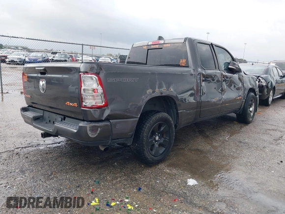 2021 Ram 1500 Big Horn with VIN 1C6RRFBG4MN732254, listed as a IAAI auction lot 41140947 with 76,166 mi miles. Bid and sale history available at carsss.com. Image 4.