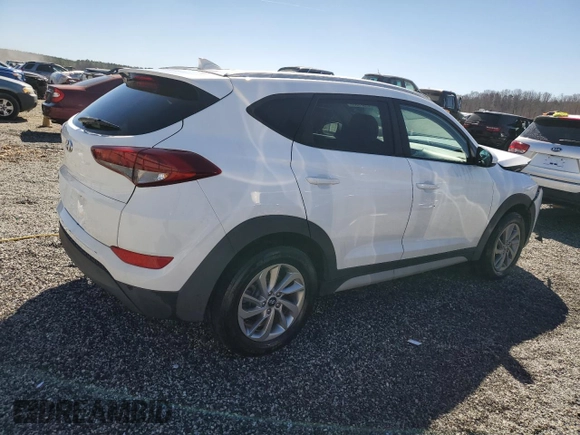 2018 Hyundai Tucson SEL z VIN KM8J33A41JU656096, wystawiony jako Copart lot #47367835 z przebiegiem 96 498 mil mil oraz Szkoda całkowita • Salvage title. Historia ofert i sprzedaży dostępna na DreamBid. Obrazek 3.