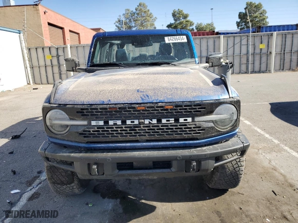2021 Ford Bronco First Edition with VIN 1FMEE5EP0MLA40086, listed as a Copart auction lot 84266454 with NaN miles and Salvage Title. Bid and sale history available at carsss.com. Image 5.
