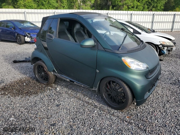 2009 Smart fortwo Passion with VIN WMEEK31X89K289001, listed as a Copart auction lot 51781925 with 79,742 mi miles and Salvage Title. Bid and sale history available at carsss.com. Image 4.