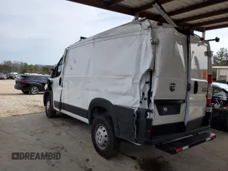 2022 Ram ProMaster Cargo with VIN 3C6LRVNG2NE132740, listed as a Copart auction lot 43254665 with 32,542 mi miles and Clean Title. Bid and sale history available at DreamBid. Image 2.