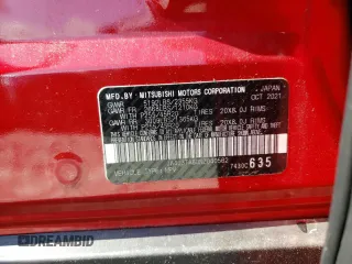 2022 Mitsubishi Outlander ES z VIN JA4J3TA80NZ040562, wystawiony jako Copart lot #60230295 z przebiegiem 139 874 mil mil oraz Czysty tytuł • Clean title. Historia ofert i sprzedaży dostępna na DreamBid. Obrazek 13.