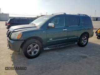2005 Nissan Armada SE z VIN 5N1AA08BX5N712092, wystawiony jako Copart lot #54817175 z przebiegiem 263 561 mil mil oraz Szkoda całkowita • Salvage title. Historia ofert i sprzedaży dostępna na DreamBid. Obrazek 1.