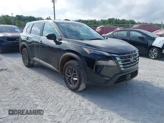 2024 Nissan Rogue S with VIN 5N1BT3AB6RC750690, listed as a IAAI auction lot 42087298 with 17,952 mi miles. Bid and sale history available at carsss.com. Image 1.