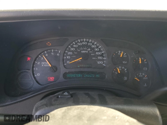 2003 Chevrolet Suburban LS with VIN 1GNEC16T73J263581, listed as a Copart auction lot 80324514 with 241,672 mi miles and Salvage Title. Bid and sale history available at carsss.com. Image 9.