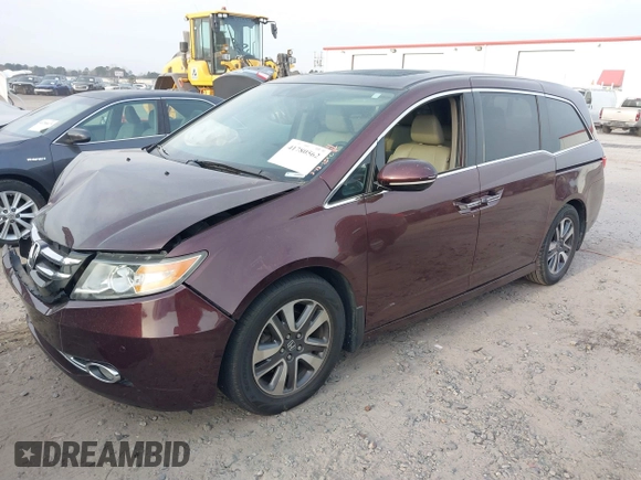 2015 Honda Odyssey Touring Elite with VIN 5FNRL5H9XFB026405, listed as a IAAI auction lot 41780562 with 134,897 mi miles and . Bid and sale history available at DreamBid. Image 17.