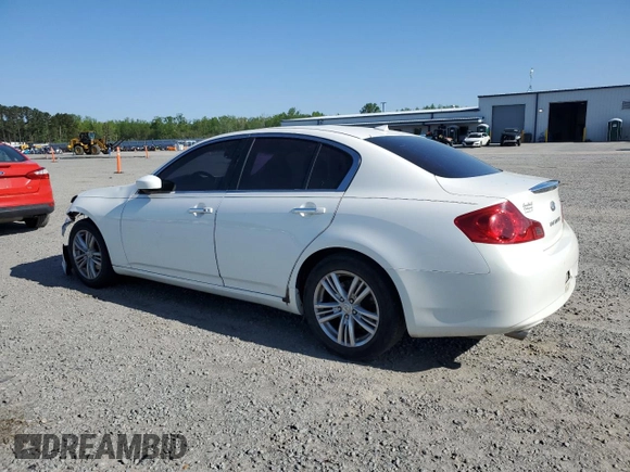 2012 Infiniti G25 Journey with VIN JN1DV6AP2CM701169, listed as a Copart auction lot 52416485 with 147,748 mi miles and Salvage Title. Bid and sale history available at DreamBid. Image 2.