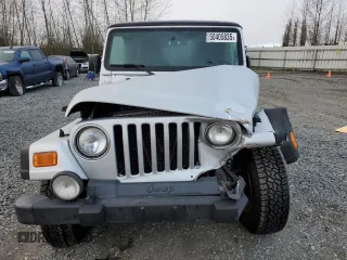 2006 Jeep Wrangler Unlimited LWB with VIN 1J4FA44S66P757473, listed as a Copart auction lot 50405835 with 143,685 mi miles and Salvage Title. Bid and sale history available at carsss.com. Image 5.