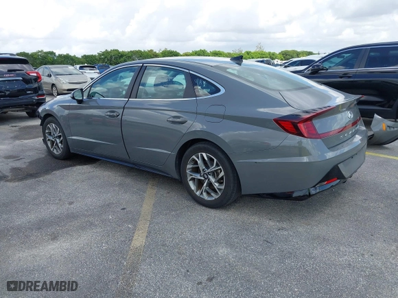 2023 Hyundai Sonata SEL with VIN KMHL64JA0PA270047, listed as a IAAI auction lot 42022365 with 57,904 mi miles. Bid and sale history available at carsss.com. Image 3.
