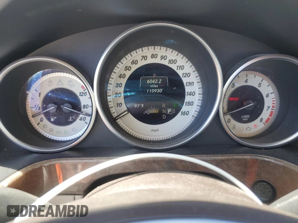 2014 Mercedes-Benz E 350 Sport with VIN WDDHF5KB0EA846889, listed as a Copart auction lot 56346475 with 110,930 mi miles and Salvage title. Bid and sale history available at DreamBid. Image 9.