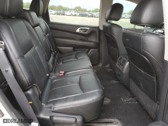2015 Nissan Pathfinder Platinum with VIN 5N1AR2MM7FC608068, listed as a Copart auction lot 53349734 with 61,597 mi miles and Salvage Title. Bid and sale history available at carsss.com. Image 11.