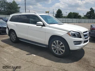 2016 Mercedes-Benz GL with VIN 4JGDF6EE7GA629942, listed as a Copart auction lot 61927684 with 125,256 mi miles and Salvage Title. Bid and sale history available at carsss.com. Image 4.