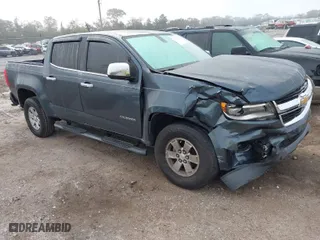 2019 Chevrolet Colorado 2WD Work Truck with VIN 1GCGSBEA2K1189527, listed as a IAAI auction lot 41510205 with 76,613 mi miles. Bid and sale history available at carsss.com. Image 1.
