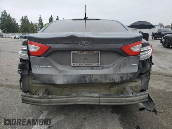 2016 Ford Fusion SE with VIN 3FA6P0H7XGR149815, listed as a Copart auction lot 49682605 with 166,488 mi miles and Salvage Title. Bid and sale history available at carsss.com. Image 6.