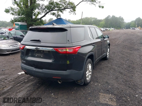 2021 Chevrolet Traverse LS with VIN 1GNERFKW3MJ252834, listed as a IAAI auction lot 42505849 with 55,012 mi miles and . Bid and sale history available at DreamBid. Image 4.