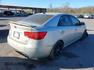 2013 Kia Forte SX with VIN KNAFW4A38D5666280, listed as a IAAI auction lot 41804208 with 76,045 mi miles. Bid and sale history available at carsss.com. Image 4.