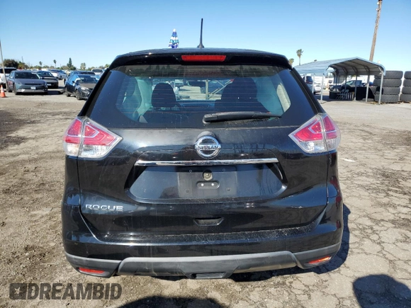 2015 Nissan Rogue S with VIN KNMAT2MT5FP548894, listed as a Copart auction lot 48084435 with 161,294 mi miles and Salvage Title. Bid and sale history available at DreamBid. Image 6.