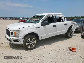 2020 Ford F-150 XL with VIN 1FTEW1CP5LFA38473, listed as a Copart auction lot 57087235 with 119,266 mi miles and Clean title. Bid and sale history available at DreamBid. Image 1.