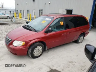 2006 Chrysler Town & Country LWB LX with VIN 1A4GP44R86B752806, listed as a Copart auction lot 52394904 with 0 mi miles and Non Repairable. Bid and sale history available at carsss.com. Image 1.