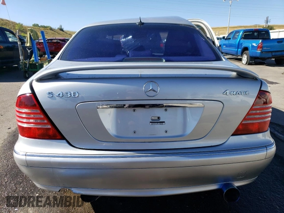 2004 Mercedes-Benz S-Class 4.3L with VIN WDBNG83JX4A423297, listed as a Copart auction lot 71745934 with 171,960 mi miles and Salvage Title. Bid and sale history available at carsss.com. Image 6.