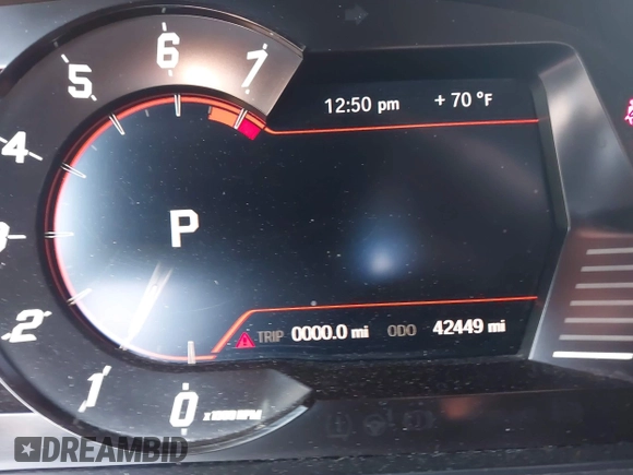 2022 Toyota Supra 3.0 z VIN WZ1DB0C03NW050498, wystawiony jako IAAI lot #41950538 z przebiegiem 42 449 mil mil oraz . Historia ofert i sprzedaży dostępna na DreamBid. Obrazek 15.