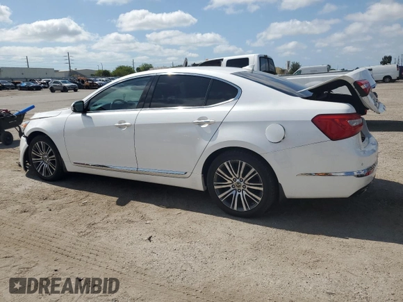 2015 Kia Cadenza Premium with VIN KNALN4D70F5173068, listed as a Copart auction lot 54244274 with 58,478 mi miles and Salvage Title. Bid and sale history available at carsss.com. Image 2.