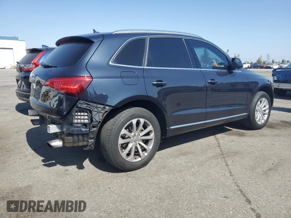 2015 Audi Q5 Premium Plus with VIN WA1LFAFP7FA109705, listed as a Copart auction lot 61877535 with 77,939 mi miles and Salvage title. Bid and sale history available at DreamBid. Image 3.
