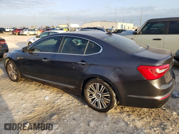 2015 Kia Cadenza Premium with VIN KNALN4D70F5195233, listed as a Copart auction lot 45352575 with 152,238 mi miles and Clean Title. Bid and sale history available at carsss.com. Image 2.