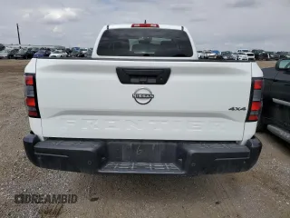 2023 Nissan Frontier S with VIN 1N6ED1CM9PN606440, listed as a Copart auction lot 54537205 with 58,103 mi miles and Salvage Title. Bid and sale history available at carsss.com. Image 6.