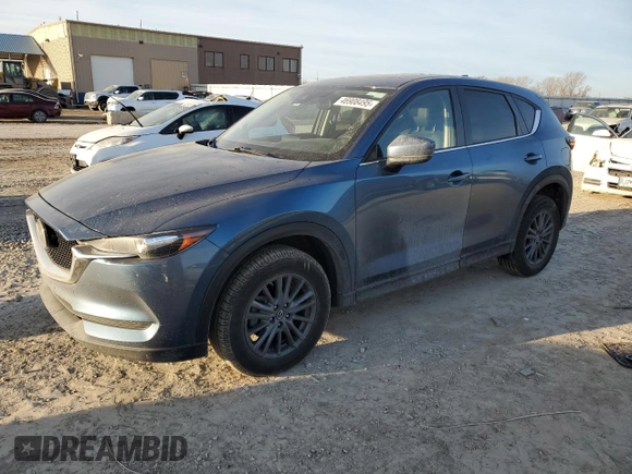 2020 Mazda CX-5 Touring with VIN JM3KFBCM9L0737243, listed as a Copart auction lot 46908495 with 76,956 mi miles and Salvage Title. Bid and sale history available at carsss.com. Image 1.