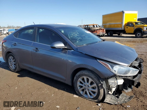 2019 Hyundai Accent SE with VIN 3KPC24A34KE056122, listed as a Copart auction lot 85524044 with 49,816 mi miles and Salvage Title. Bid and sale history available at carsss.com. Image 4.